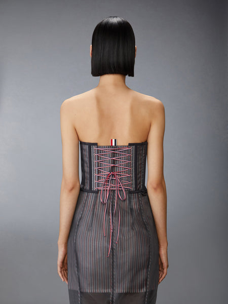 SILK ORGANZA CORSET