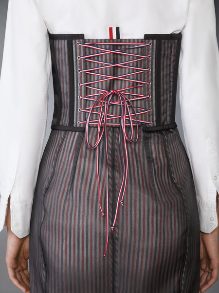 SILK ORGANZA CORSET