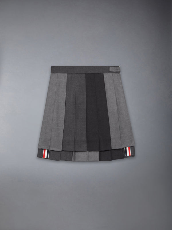 CHILDREN'S FUNMIX TWILL PLEATED MINI SKIRT - featured image