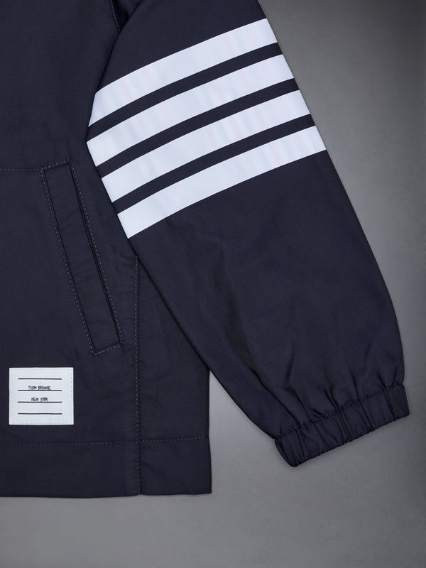 키즈 솔리드 스윔 테크 4-바 후드 지퍼 재킷 - image 5