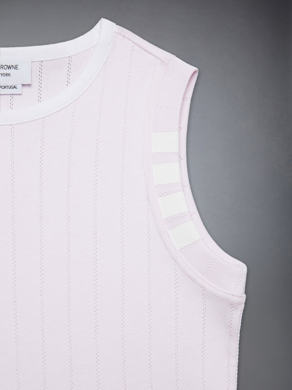CHILDREN'S POINTELLE RINGER TANK TOP - image 6