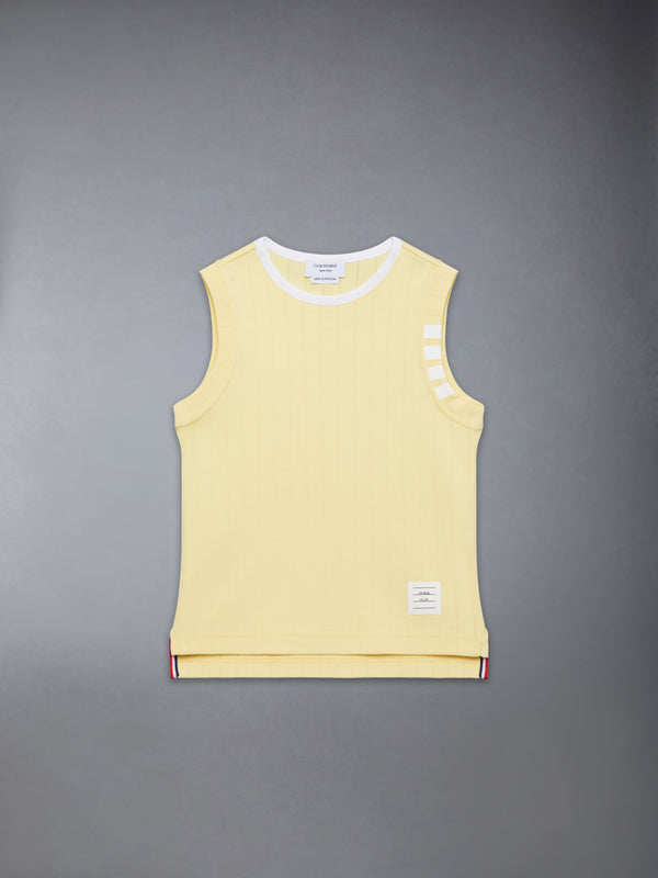 CHILDREN'S POINTELLE RINGER TANK TOP - featured image