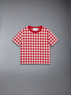 CHILDREN'S COTTON SHORT SLEEVE SWEATER
