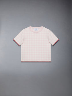 CHILDREN'S COTTON SHORT SLEEVE SWEATER