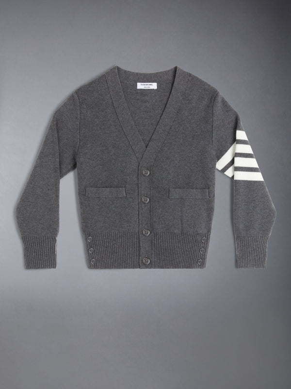 CHILDREN'S MILANO STITCH 4-BAR V-NECK CARDIGAN - featured image
