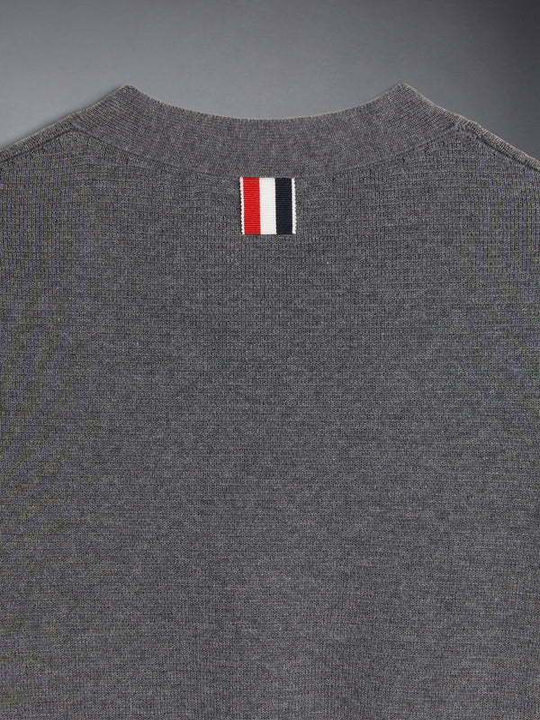 키즈 밀라노 스티치 4-바 브이넥 카디건 - image 4