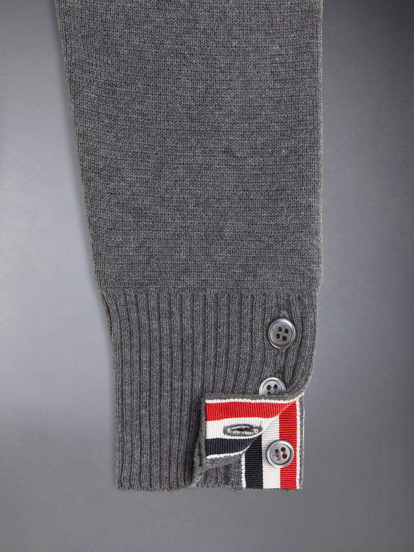 키즈 밀라노 스티치 4-바 브이넥 카디건 - image 5