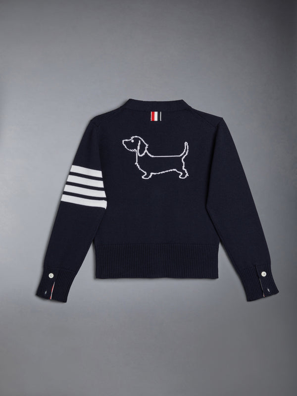 CHILDREN'S WOOL CASHMERE 4-BAR HECTOR CLASSIC CARDIGAN - image 2