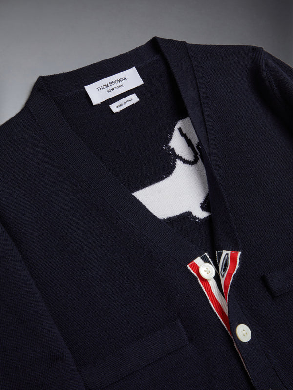 CHILDREN'S WOOL CASHMERE 4-BAR HECTOR CLASSIC CARDIGAN - image 3