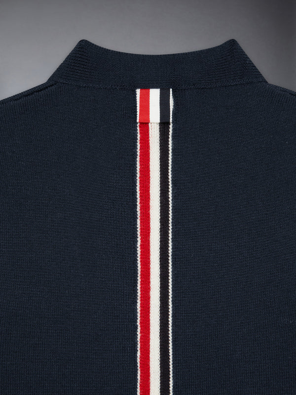 キッズ ウール ストライプ Vネック カーディガンベスト - image 3