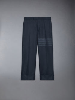 CHILDREN'S FLANNEL 4-BAR CLASSIC TROUSERS