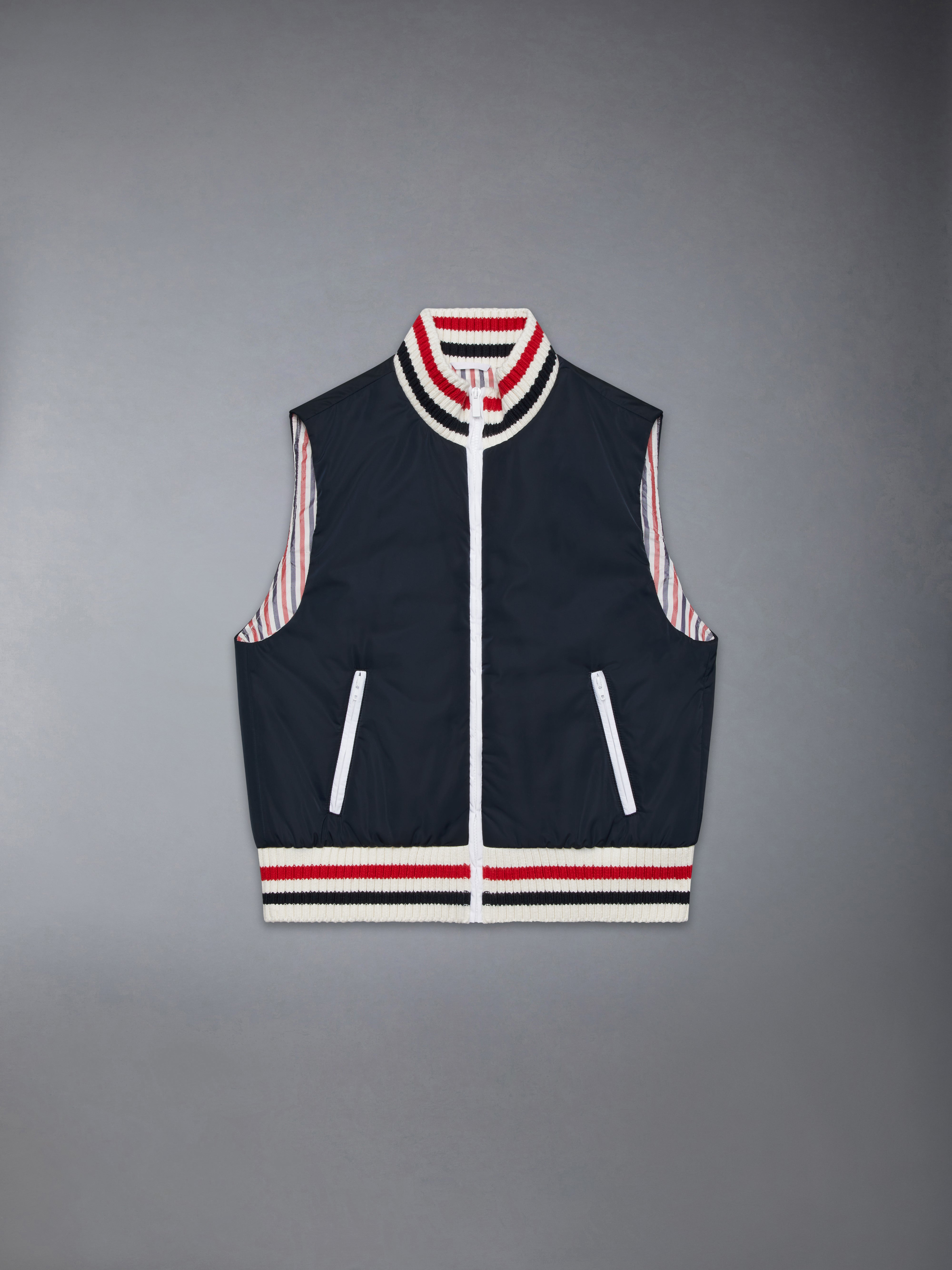 Thom Browne|VESTS (FVD015X 07259 415) Children's Padded Poly Twill Vest | Thom Browne