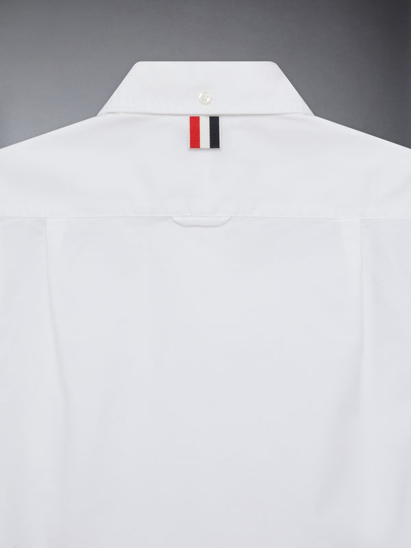 키즈 옥스포드 숏 슬리브 라운드 칼라 셔츠 - image 3