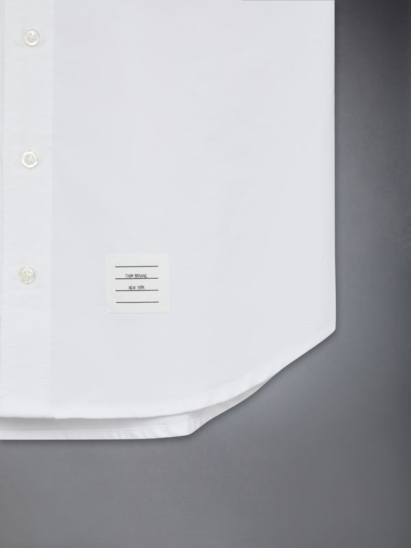 키즈 옥스포드 숏 슬리브 라운드 칼라 셔츠 - image 4