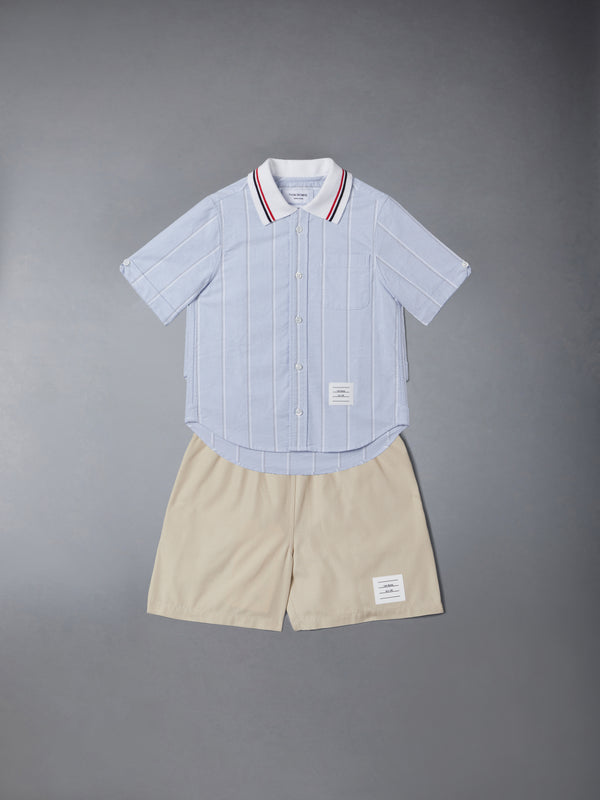 STRIPED OXFORD POLO SHIRT - image 2