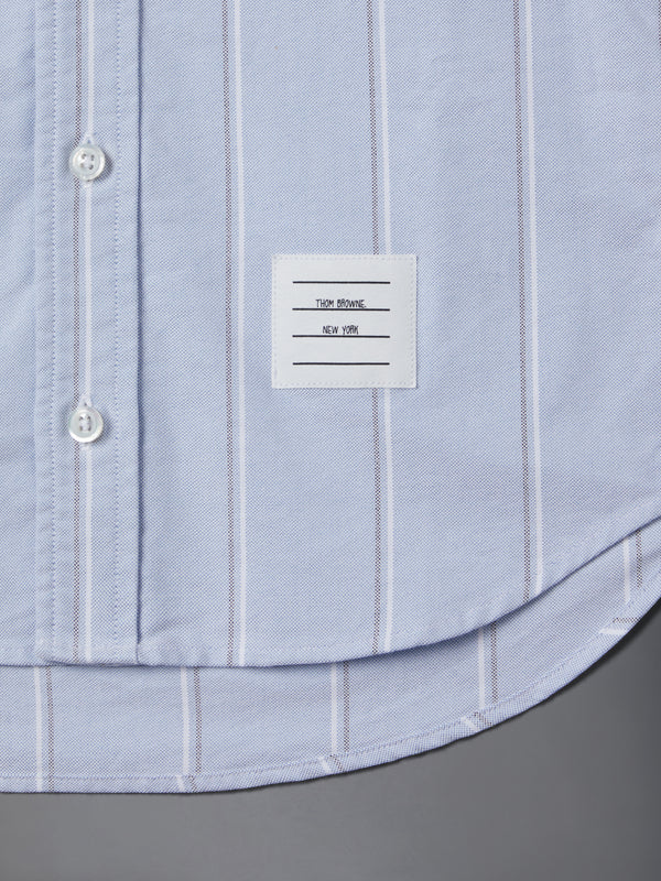 STRIPED OXFORD POLO SHIRT - image 5