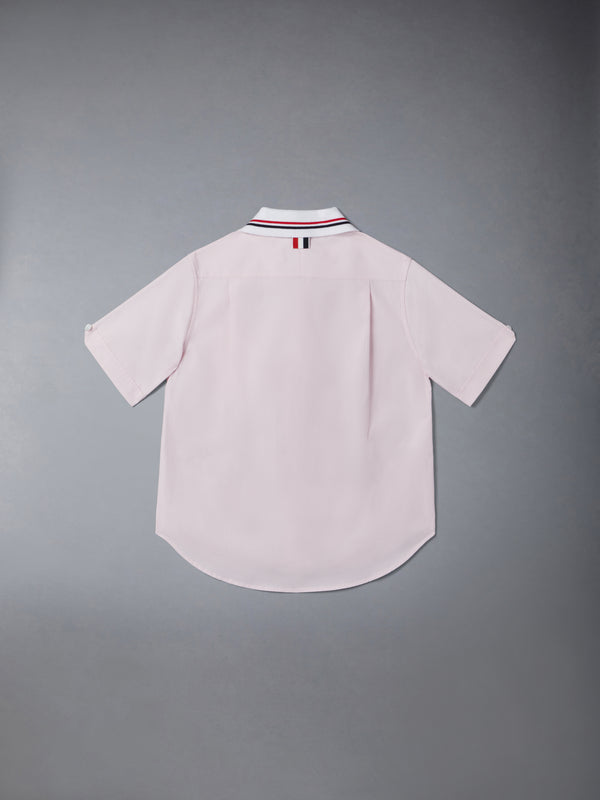 SOLID POPLIN POLO SHIRT - image 3