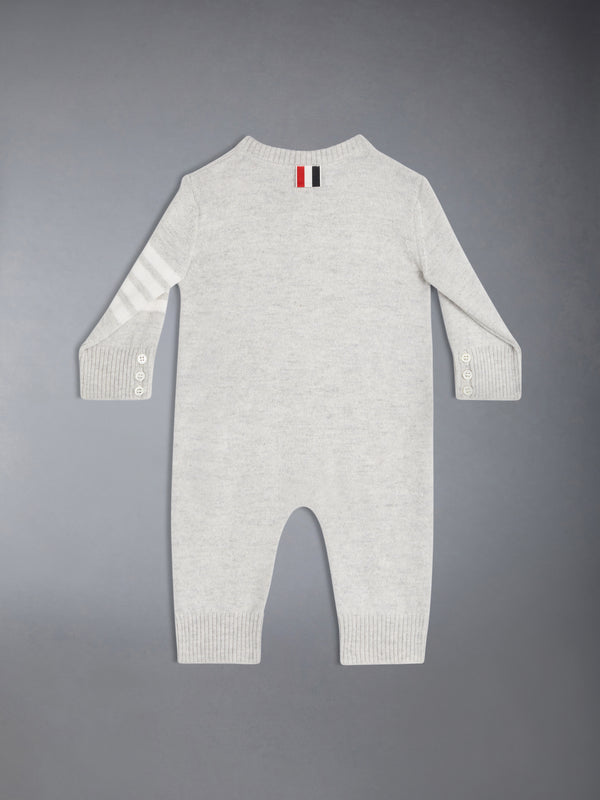 CASHMERE 4-BAR BABY ONESIE - image 2