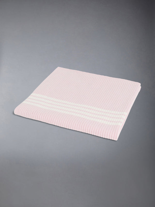 WOOL CASHMERE 4-BAR BABY BLANKET - image 3