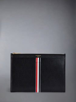 PEBBLE GRAIN SMALL ZIP TABLET HOLDER