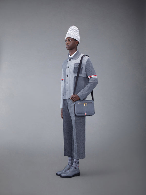 Pebble Grain Leather Reporter Bag - image 4