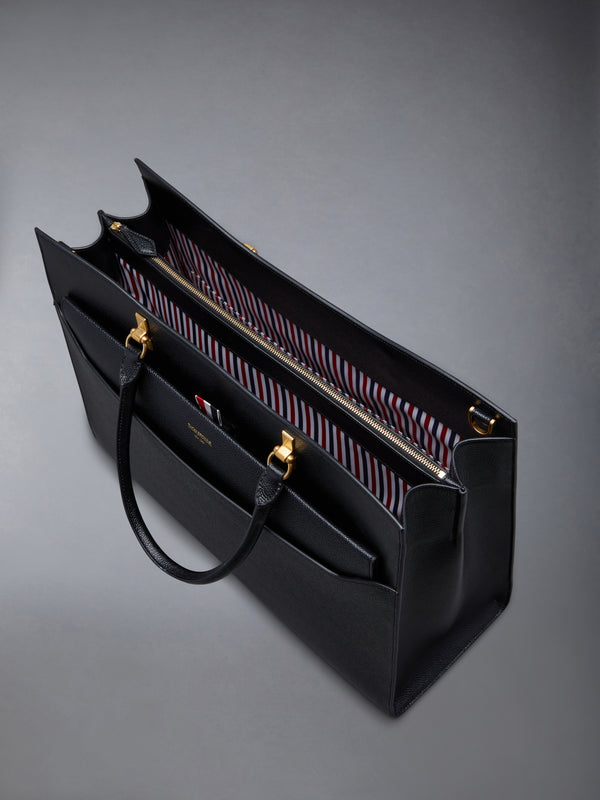 PEBBLE GRAIN LARGE DUET TOTE - image 5