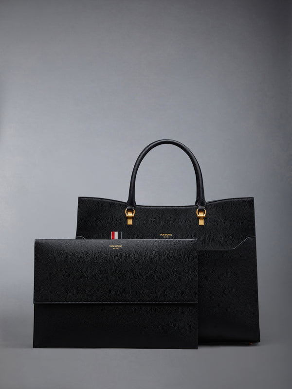 PEBBLE GRAIN LARGE DUET TOTE - image 7