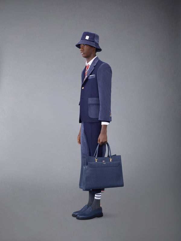 Pebble Grain Leather Large Duet Tote - image 4