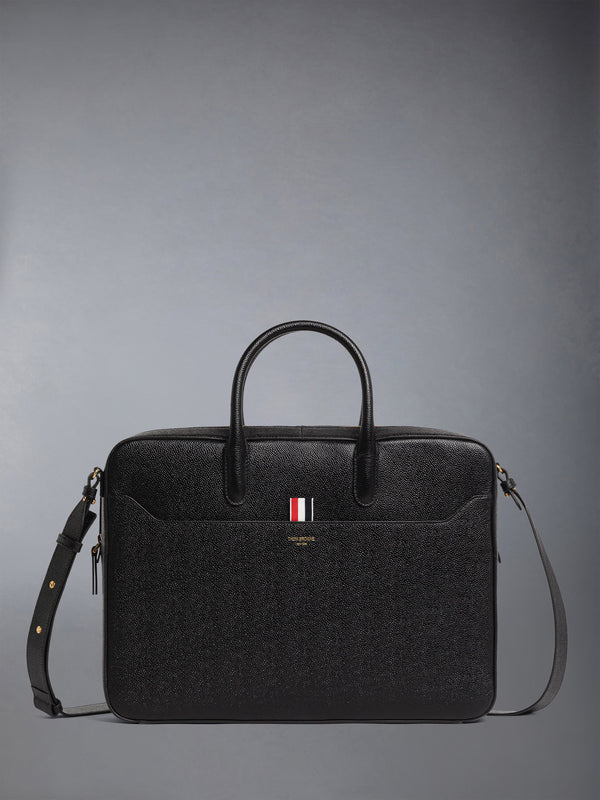 PEBBLE GRAIN SHOULDER STRAP BUSINESS BAG - featured image