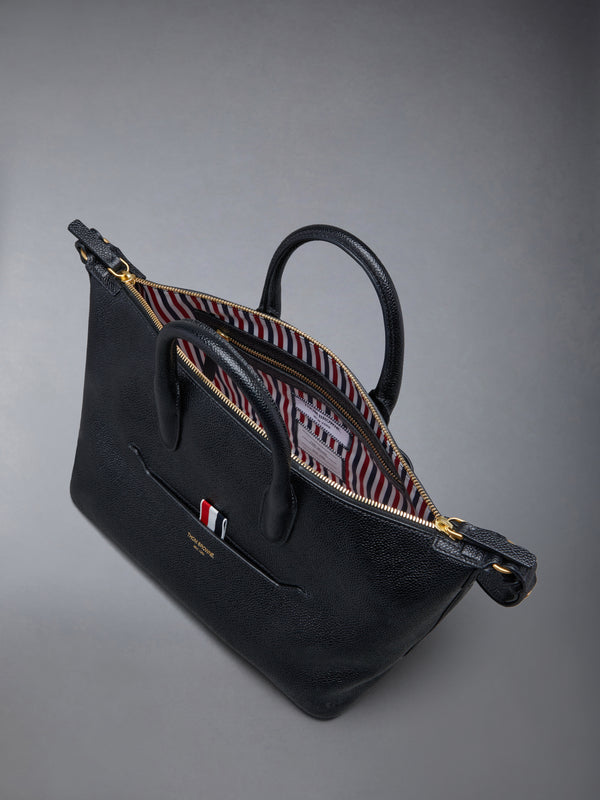 PEBBLE GRAIN SMALL DUFFLE - image 5