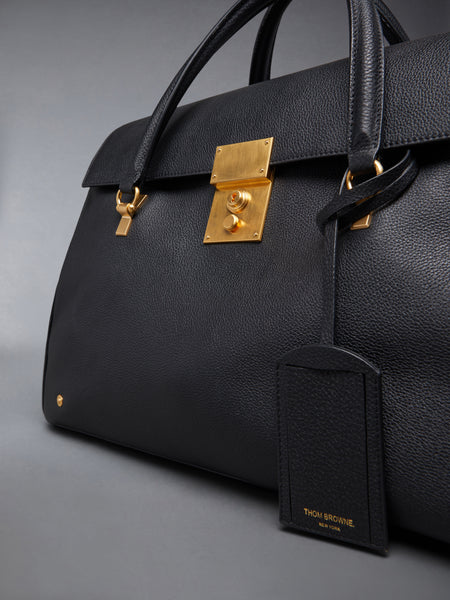BOLTON WEEKENDER BAG IN SOFT PEBBLE GRAIN LEATHER