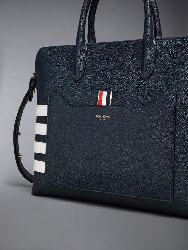 PEBBLE GRAIN 4-BAR SLIM BRIEFCASE - image 6