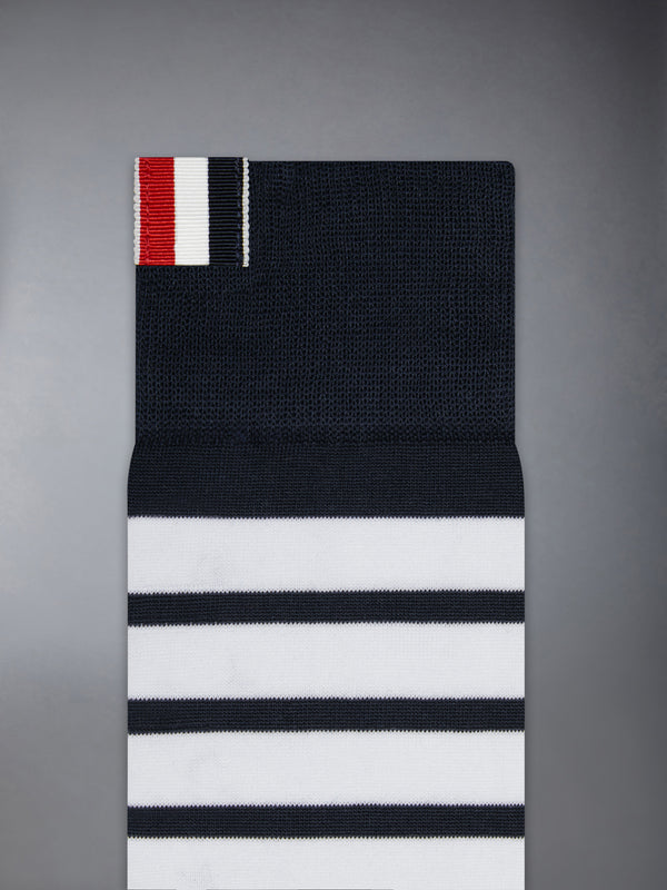 COTTON 4-BAR MID CALF SOCKS - image 2