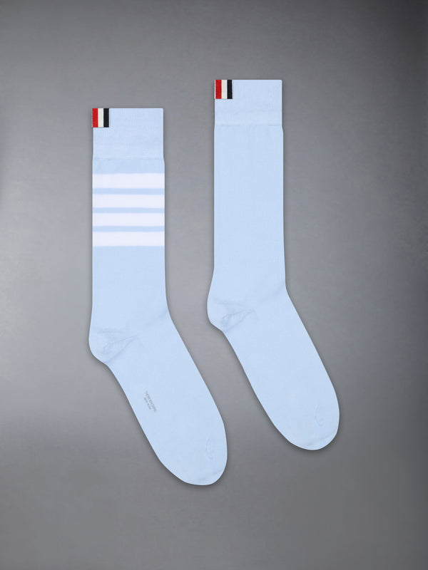 COTTON 4-BAR MID CALF SOCKS - featured image