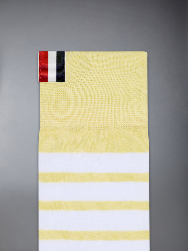 COTTON 4-BAR MID CALF SOCKS - image 2