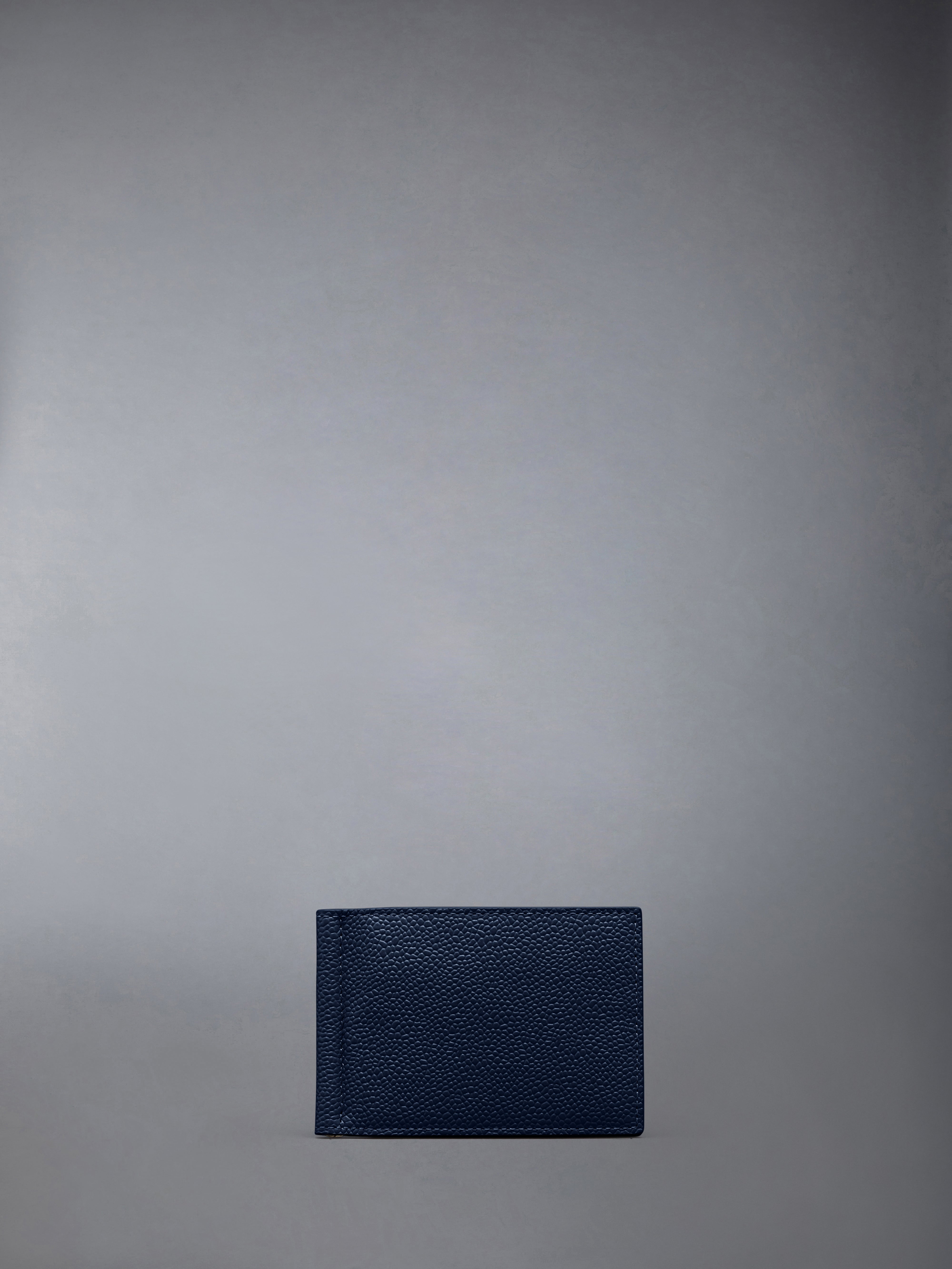 THOM BROWNE Pebble Grain Money Clip Wallet