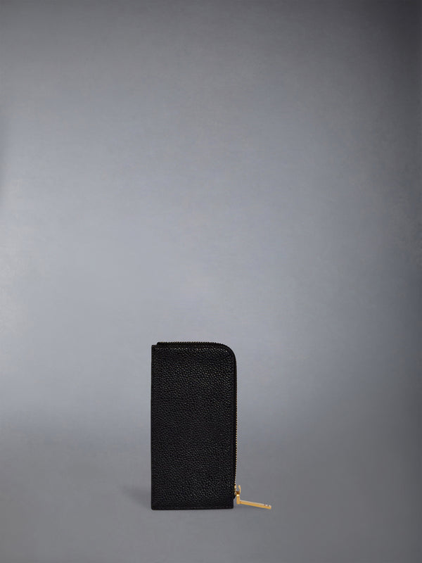 PEBBLE GRAIN HALF ZIP AROUND WALLET - image 2