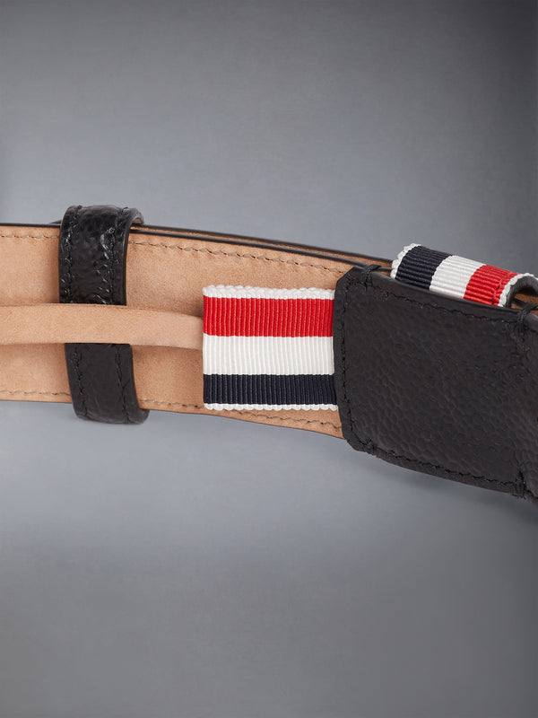 PEBBLE GRAIN STRIPED LOOP 35MM BELT - image 3