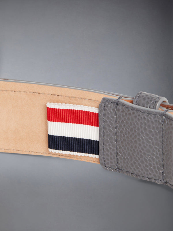PEBBLE GRAIN 4-BAR CLASSIC BUCKLE BELT - image 3