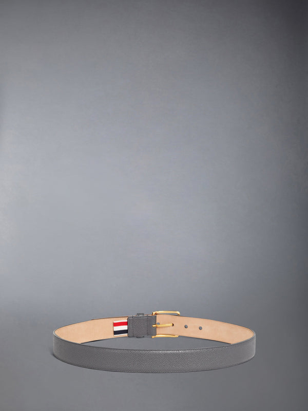 PEBBLE GRAIN 4-BAR CLASSIC BUCKLE BELT - image 4