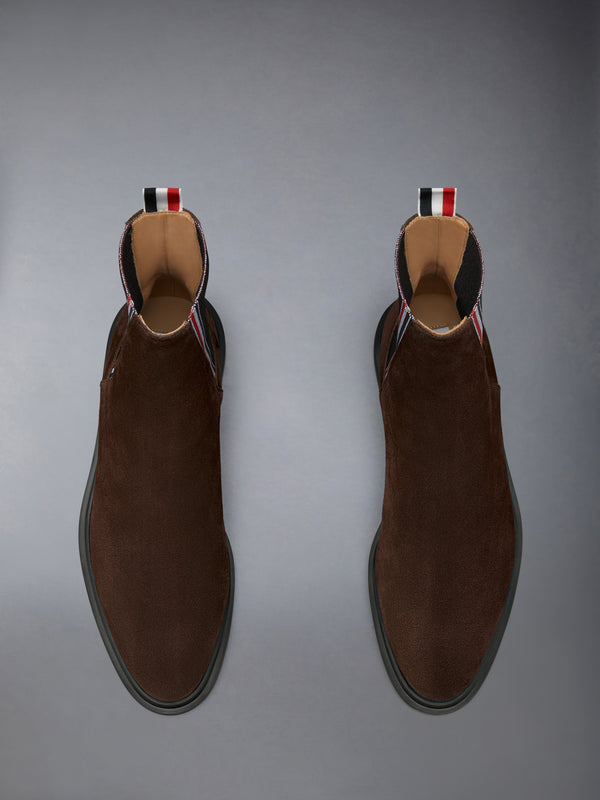 CALF SUEDE RUBBER SOLE RWB CHELSEA BOOT - image 5