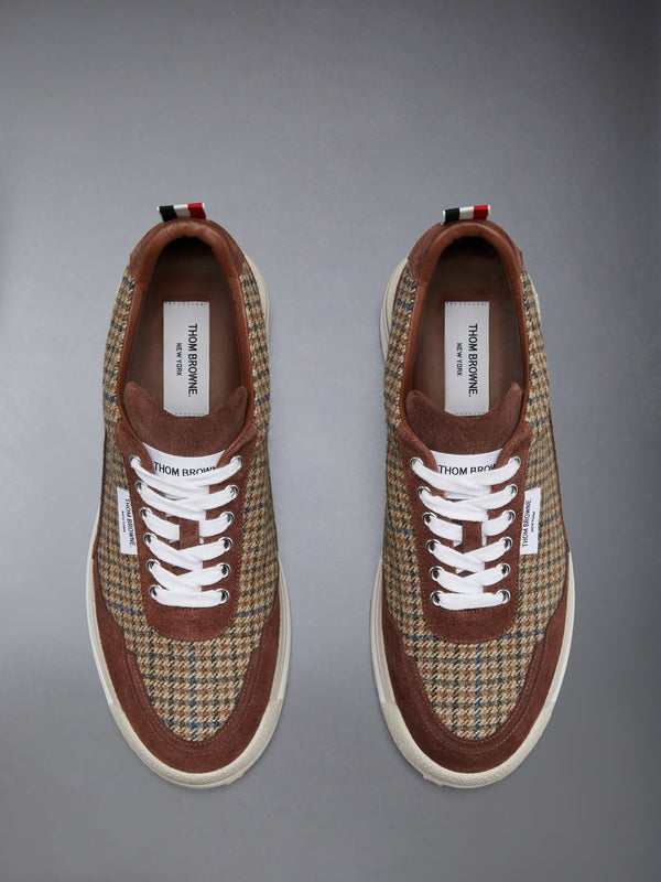 GUNCLUB CHECK CHEVIOT TWEED ALUMNI SNEAKERS - image 5