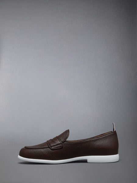 DEERSKIN LEATHER VARSITY PENNY LOAFER