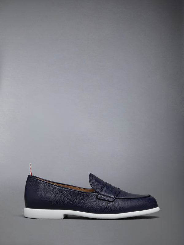 DEERSKIN LEATHER VARSITY PENNY LOAFER - featured image