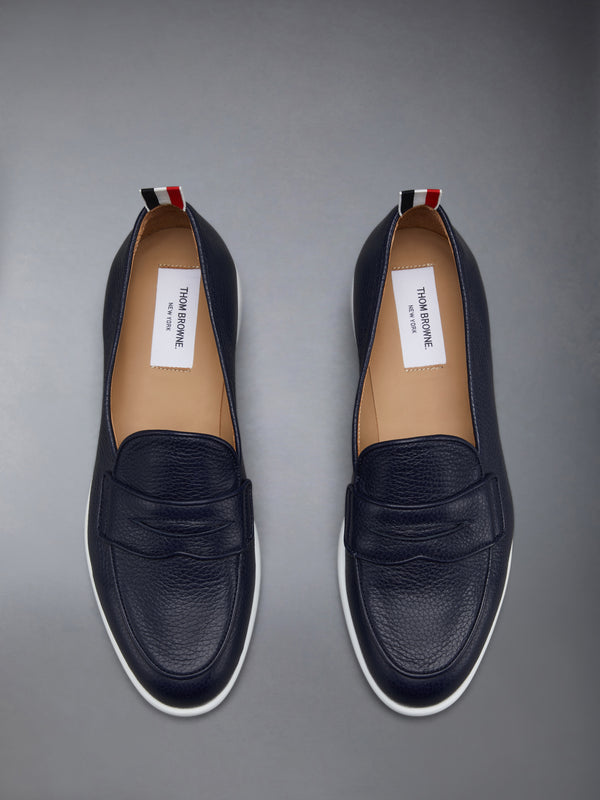 DEERSKIN LEATHER VARSITY PENNY LOAFER - image 5