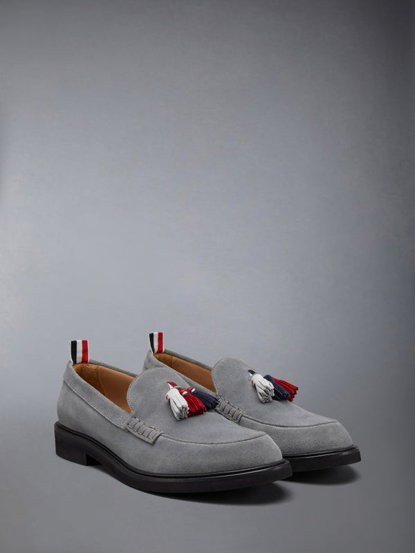 CALF SUEDE RWB TASSEL LOAFER - image 2