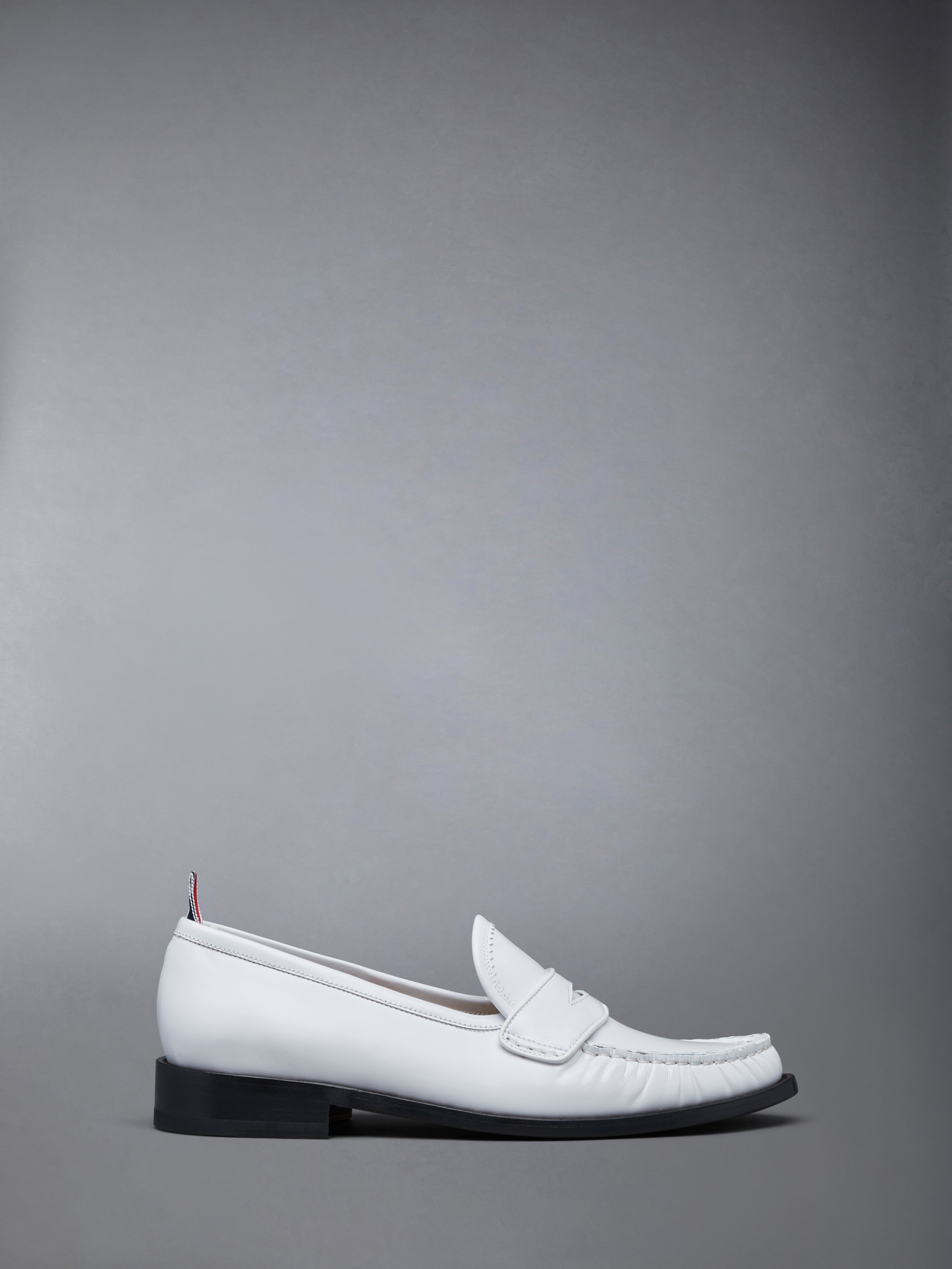 Spazzolato Pleated Varsity Loafer | Thom Browne