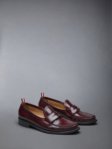 SPAZZOLATO PLEATED VARSITY LOAFER
