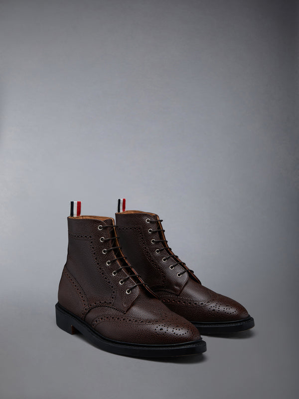 BOX CALF RUBBER SOLE WINGTIP BOOT - image 2