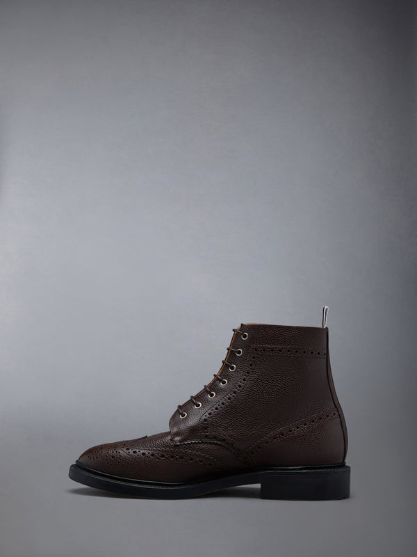 BOX CALF RUBBER SOLE WINGTIP BOOT - image 3